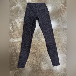 Black Camo Print Lululemon Leggings